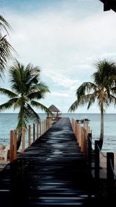 pier at Le Maitai Hotel, Fakarava