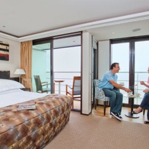 twin balcony stateroom on AmaBella (2)